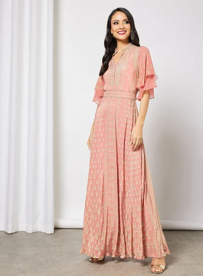 NIRRAAMYAA Digital Printed Kaftan