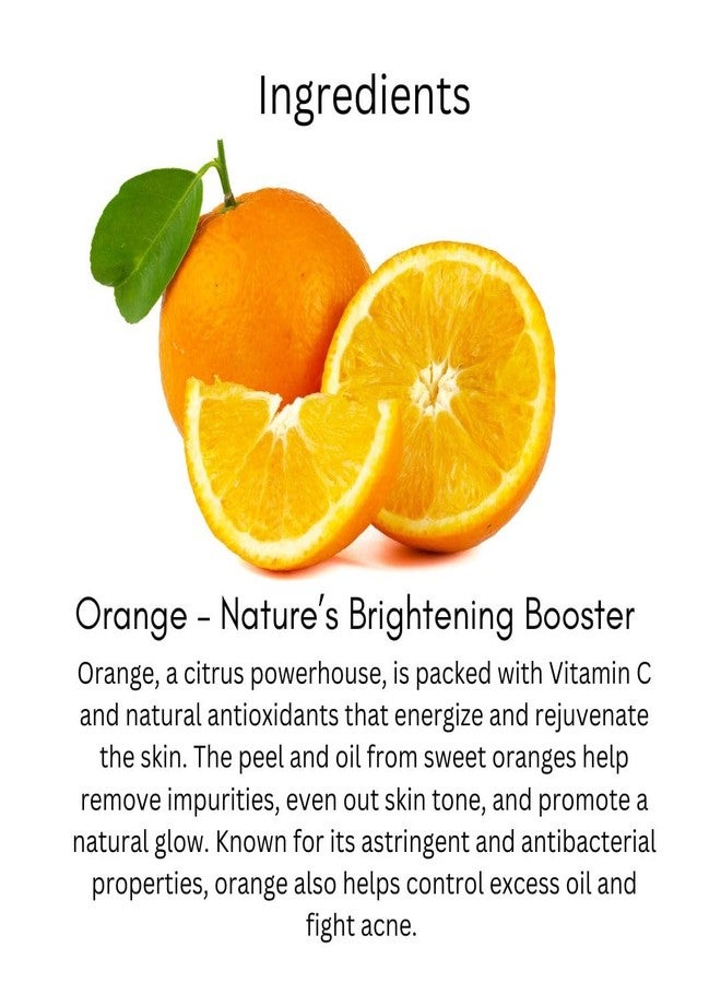 Utkrisht Khadi Orange Face Wash | Brightening & Oil Control Herbal Cleanser for Glowing Skin | Vitamin C-Rich Daily Face Wash for Men & Women - 210ml - Image 4