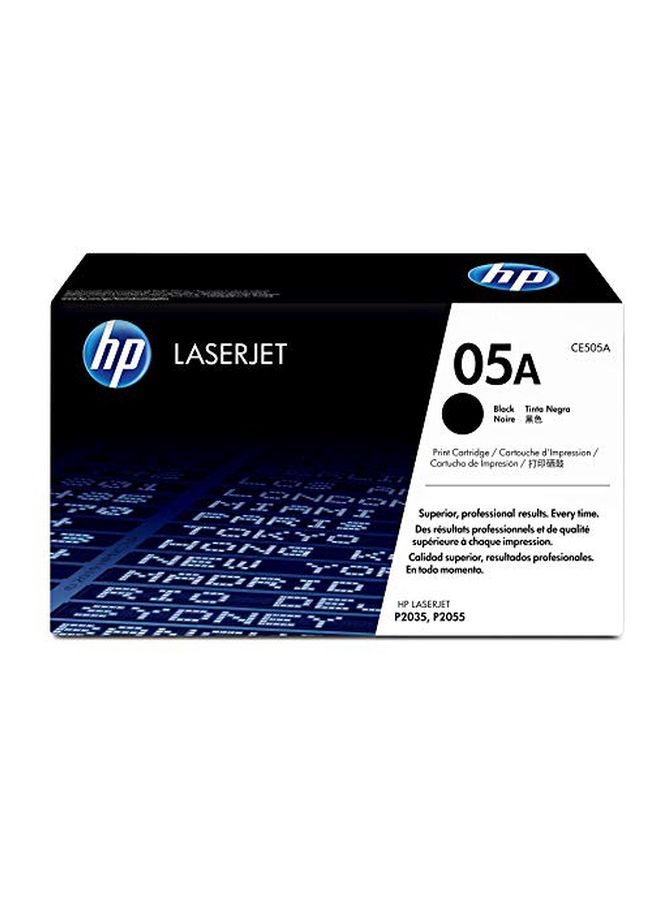 HP خرطوشة حبر بدرجة لون 05A لطابعة HP النفاثة التي تعمل بالليزر P2055 وP2055d وP2055dn وP2055x أسود - Image 2