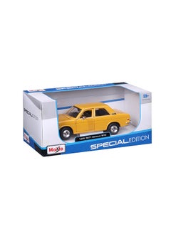 Maisto 1:24 Special Edition 1971 Datsun 510 Yellow Officially Licensed Scaled Replicas of Collectible Diecast Metal Models with Exquisite Interior and Exterior Detailing for All Age.  - Image 2