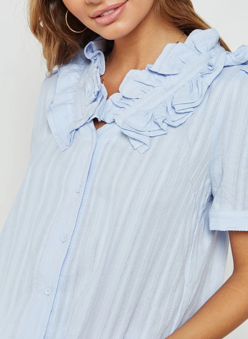 Evidnt Ruffle Detail Shirt