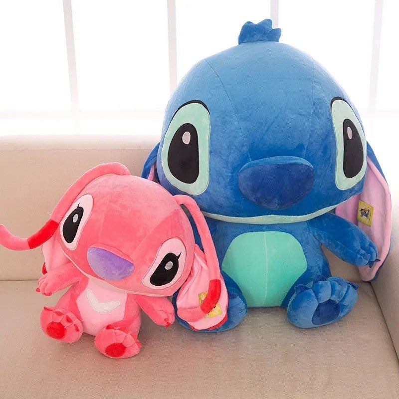 Bluejw Super Cute Cartoon Stitch Plush Toy with Long Ears – Soft Plush Toys for Men and Women, Perfect Birthday Gift - Image 4