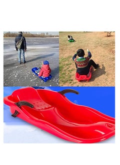 Generic Portable Snow Sleds for Kids Adult Beetle Shaped Round Sand Slider Board Anti-Skid Outdoor Skiing Board Gift  - Image 2
