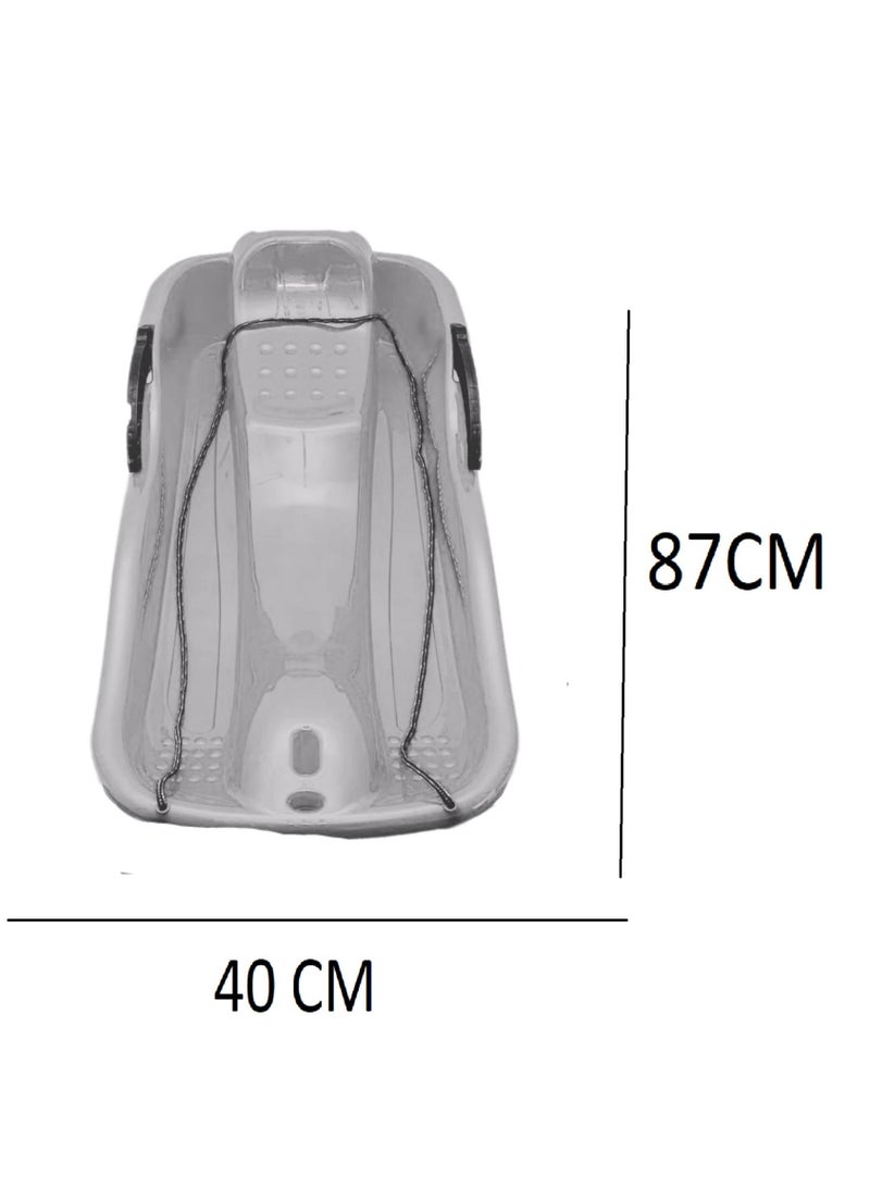 زلاجات ثلجية محمولة للأطفال والكبار على شكل خنفساء مستديرة منزلق رملي مضادة للانزلاق لوح تزلج خارجي هدية - Image 3