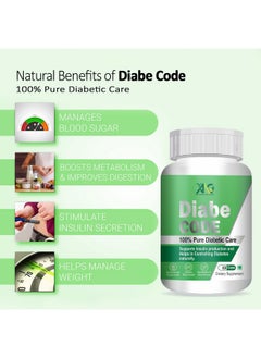 ANC Anc Diabecode 60 Capsules & Insulix 60 Capsules Support Endocrine Health & Diabetes Control Insulin Resistance | Supports Healthy Energy | Normalize Blood Sugar (Pack Of 2)  - Image 2