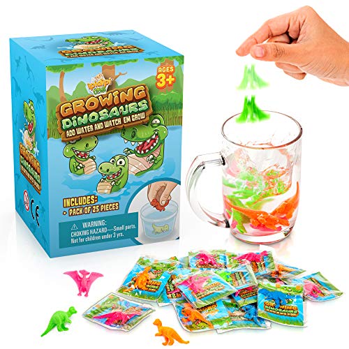 IPIDIPI TOYS Dinosaurs Water Growing Toys for Kids 25Pack Individually Wrapped Expandable Dinosaur Toys Water Growing Animals Ocean Party Favors Birthday Goodie Bag Stuffers for Kids - Image 1