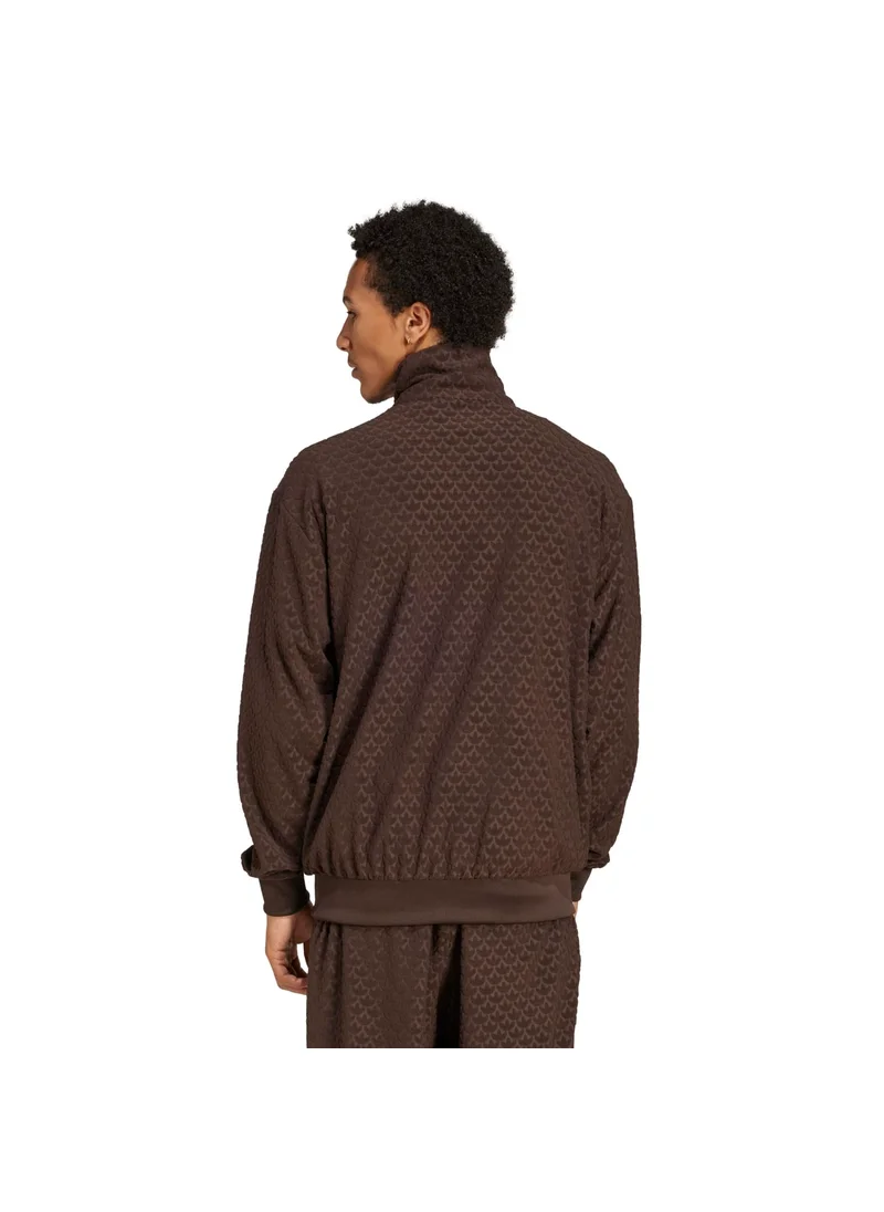 اديداس adidas Q12 MONOGRAM T Brown Originals Men TRACK TOPS