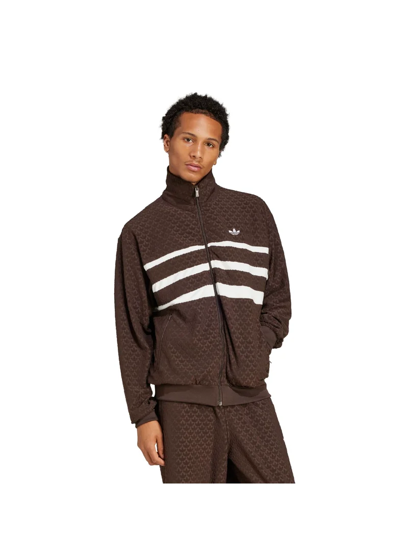 اديداس adidas Q12 MONOGRAM T Brown Originals Men TRACK TOPS