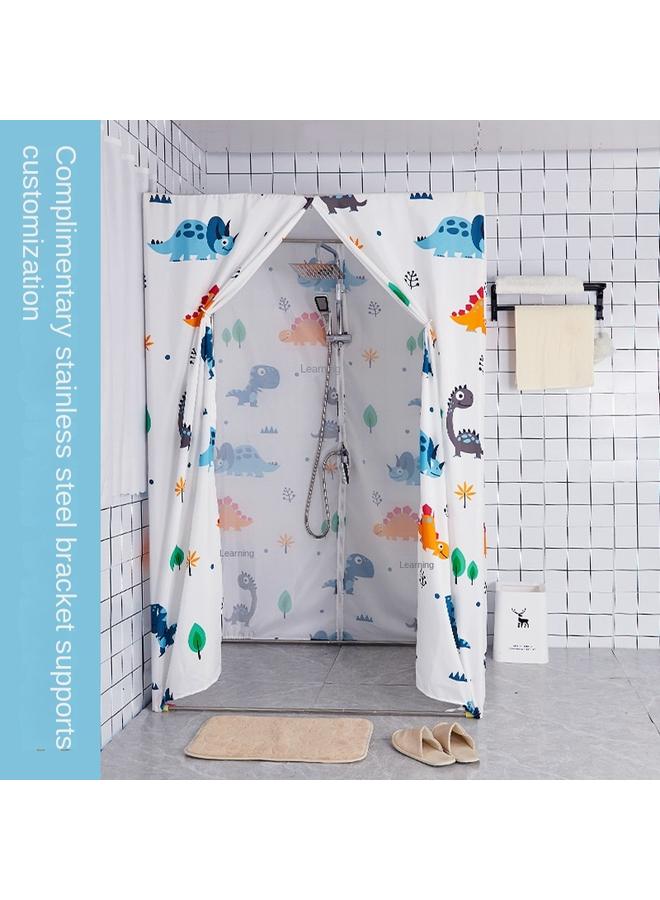 Bluejw Bathing Bath Cover Winter Household Shower Curtain Rectangular Warm Tent With Frame Rural Bathroom Baby Bath Account Artifact - Image 2