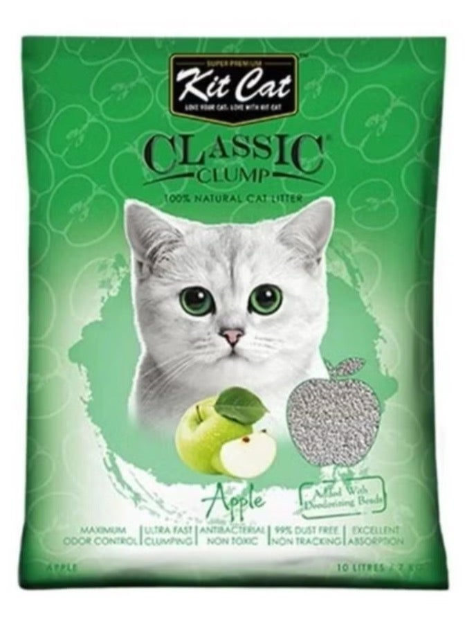 Kit Cat Classic sand for cats with the smell of apples 10 liters