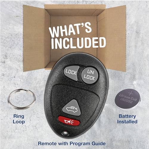 KeylessOption Keyless Entry Remote Control Car Key Fob Replacement for L2C0007T - Image 2