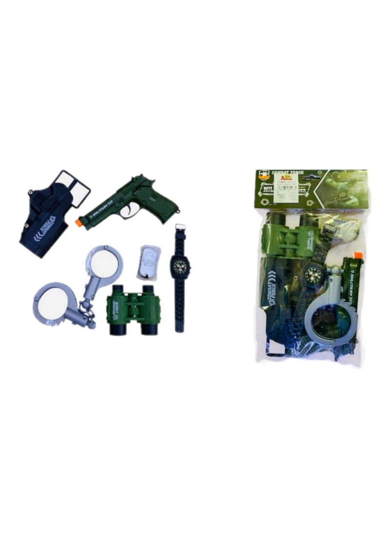 Combat Force Kids Police & Soldier Toy Kit 