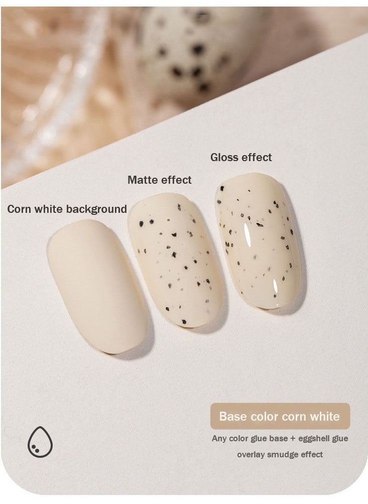 Miss Gooey Eggshell Nail Polish Glue - All-Match Spot Texture Phototherapy Glue  - Image 2