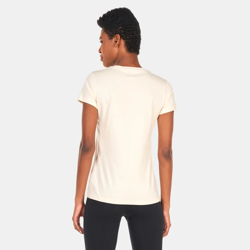 نيو بالانس تيشيرت ايسنشالز ستاكد لوجو للنساء