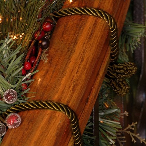 Haute Decor Decorative Twist Ties, 6 Pack, 16 inches (Olive Green) - Hang Garland, Lights, and Decorations with Style - Strong Inner Wire - Image 5