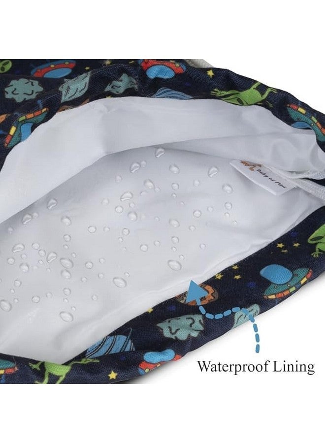 Baby of Mine Waterproof Bagpacks Bag For Kids School, Tuition, Swimming & Beach Dipper Bag For 3 to 10 Year Boys and Girls (Earth Mover Printed) - Image 5