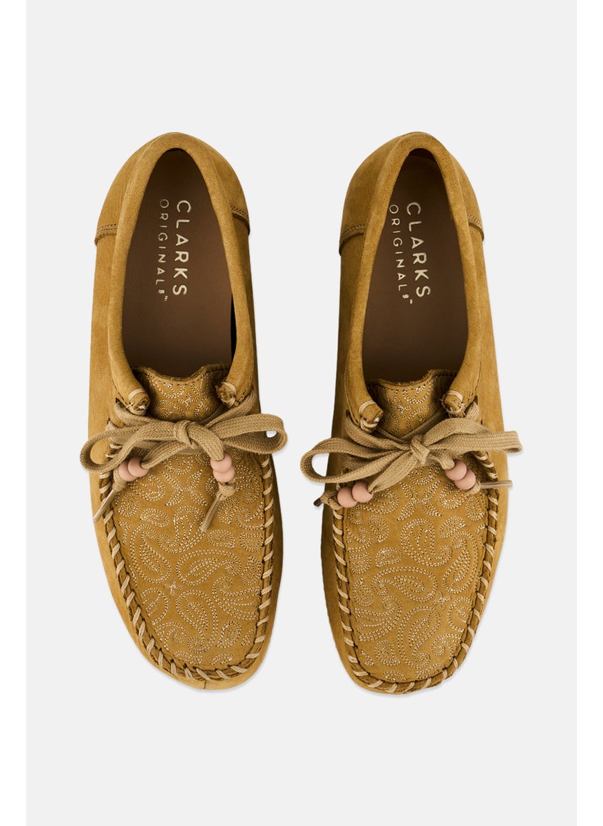clarks Women Wallacraft Standard Fit Lace Up Shoes, Tan  - Image 3