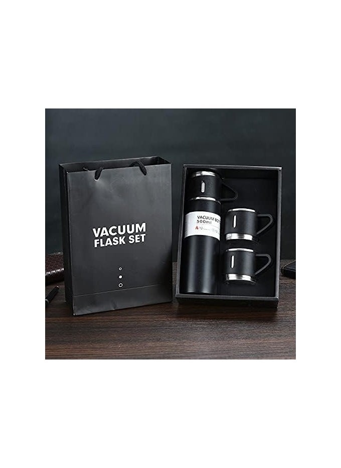 Generic - 5Qebhram Vacuum Insulated Thermos 500ml Stainless Steel Thermal Bottle for Hot and Cold Beverages with Coffee Water Cup Travel Travel Travel Travel Travel... - Image 1