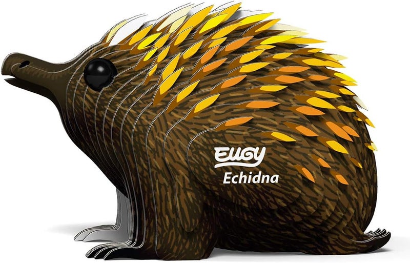 EUGY 058 Echidna Eco-Friendly 3D Paper Puzzle [New Seal] - Image 1