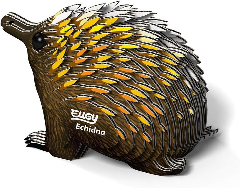 EUGY 058 Echidna Eco-Friendly 3D Paper Puzzle [New Seal] - Image 2