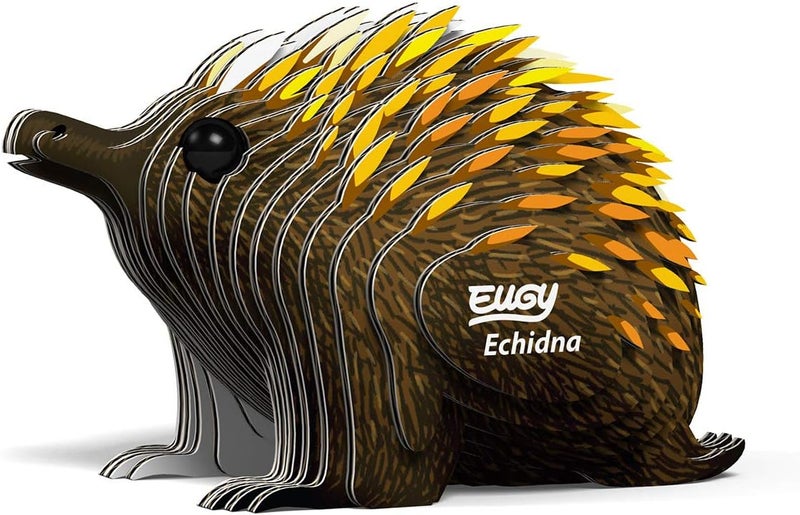 EUGY 058 Echidna Eco-Friendly 3D Paper Puzzle [New Seal] - Image 3