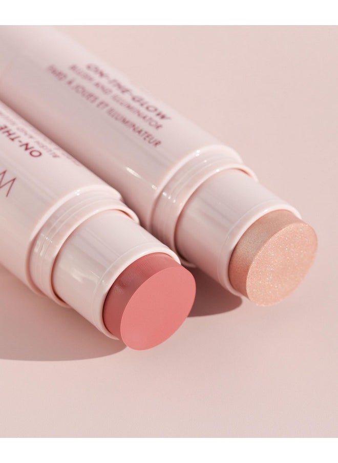 Wander Beauty On-The-Glow Blush And Illuminator - Bare/Nude Glow - 7-In-1 Hydrating Cream Blush & Highlighting Stick - Stick Blush For Cheeks, Lip, Face & Body - Highlighter Makeup & Blush - 0.4 Oz  - Image 2