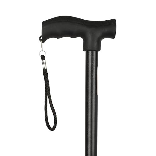 iwalk; Changing Lives Walking Stick with Adjustable Height Strong Steel Body for Patients, Old People or Physically Challenged - Black - Image 2