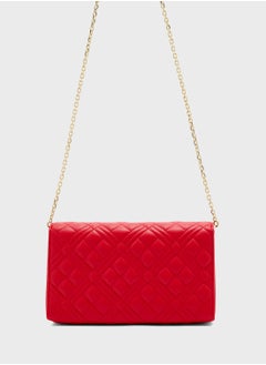 Love Moschino Chain Detailed Flap Over Clutche  - Image 2