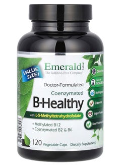 Emerald Laboratories Coenzymated B-Healthy with L-5-Methyltetrahydrofolate 120 Vegetable Caps 