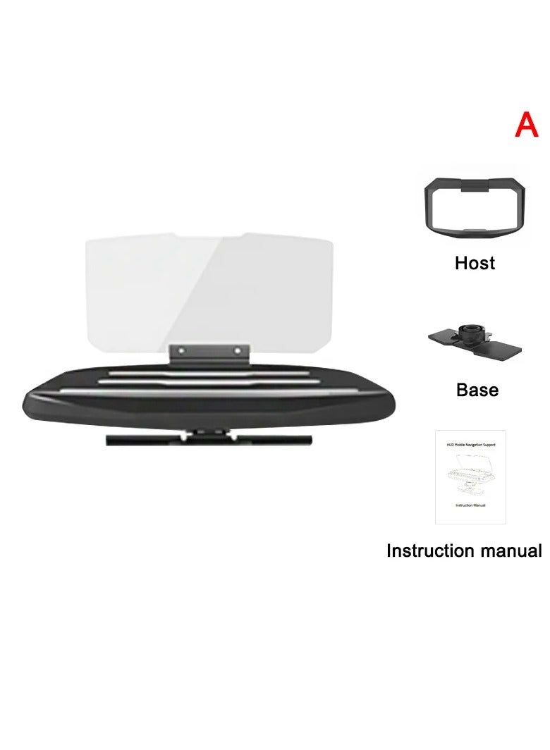 AROAQ 2 in 1 Universal Car Speed ​​Projector Phone Navigation Image Reflector with Wireless Charging Function - Image 1