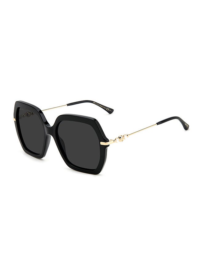 Jimmy Choo - Women Octagonal Sunglasses ESTHER/S  BLACK 57 Lens Size : 57 mm - Image 1