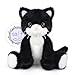 SuzziPals Heatable Coolable Black and White Cat Stuffed Animal Cat Heating Pad Microwavable for Soothing Relaxation Lavender Scented Tuxedo Cat Plush Toy for Stress Relief Cat Toys for Kids - Image 2