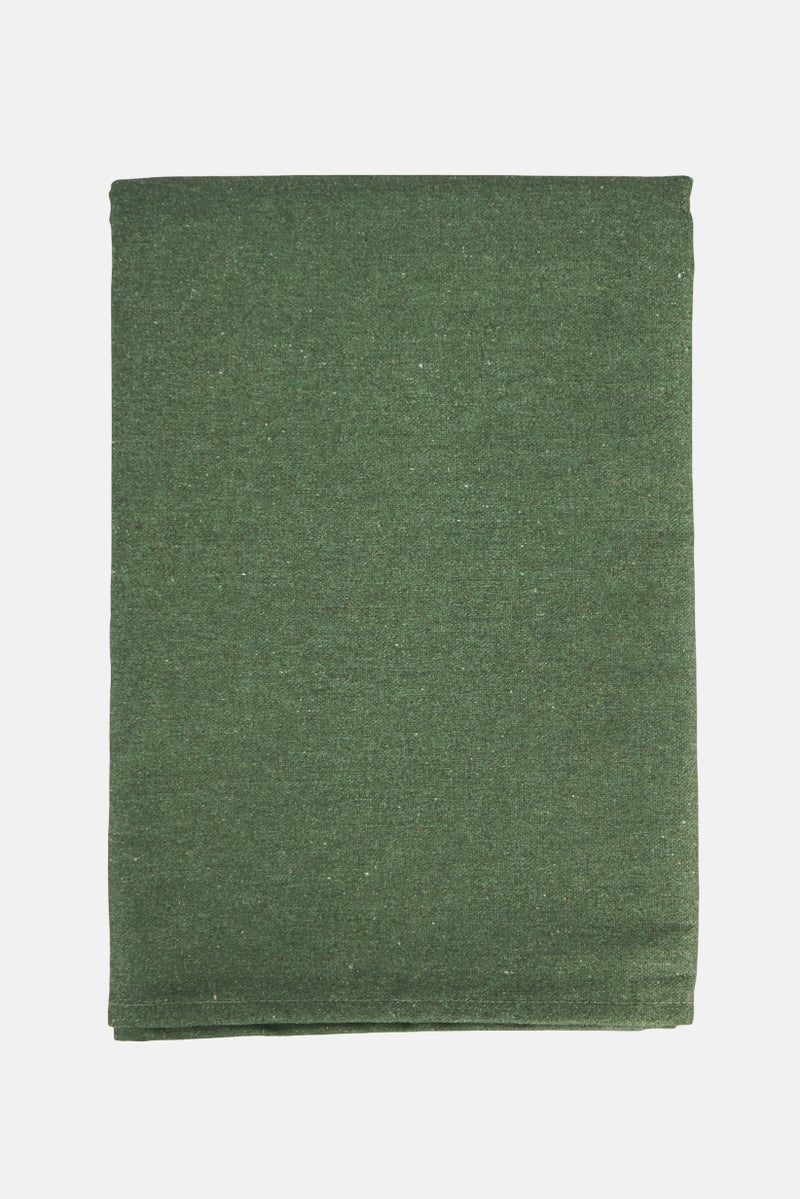 Muy Mucho Haoda Plain Simple Table Cloth, Olive - Image 1