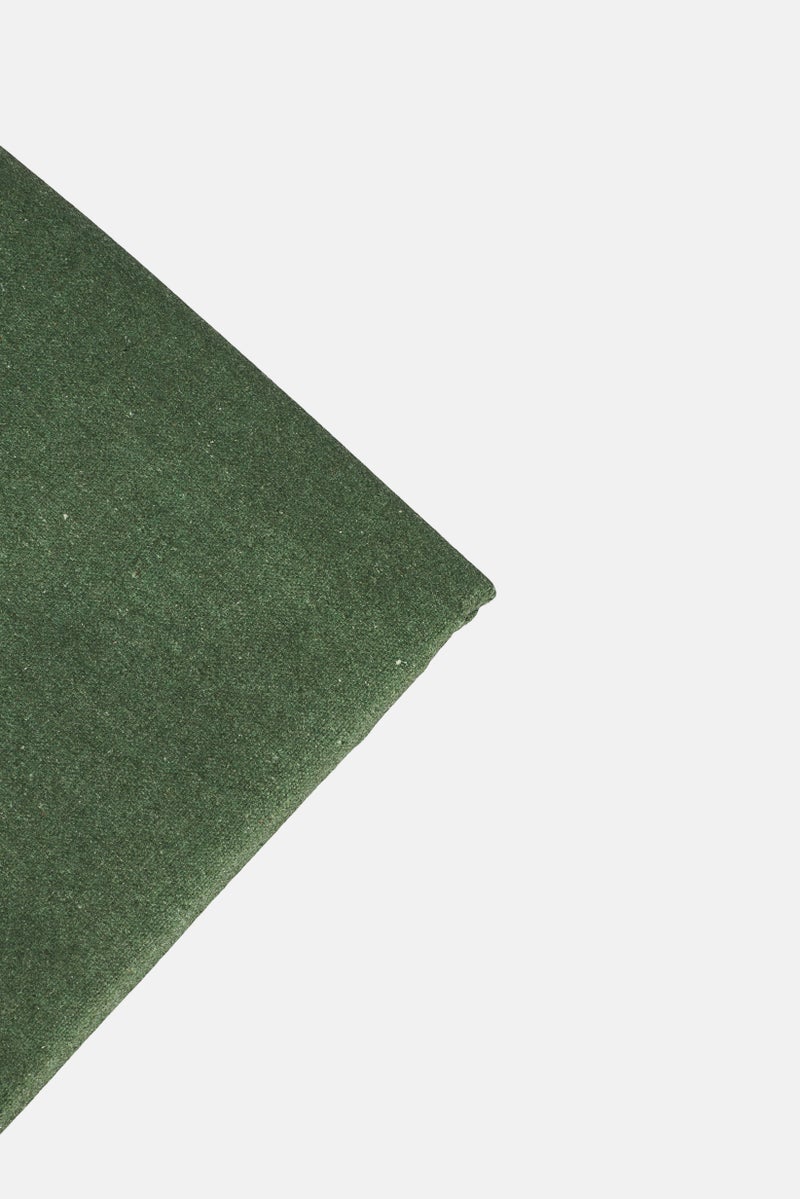 Muy Mucho Haoda Plain Simple Table Cloth, Olive - Image 3