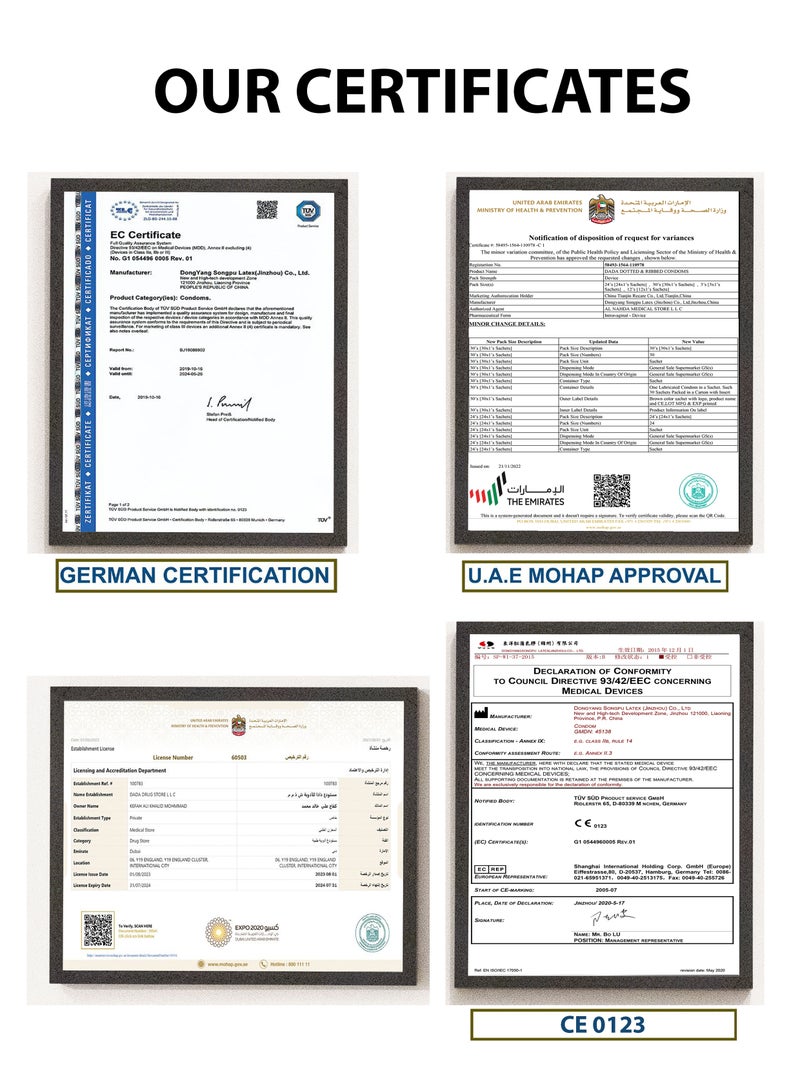 Dada Dotted & Ribbed 12 Pcs Condoms - Image 5