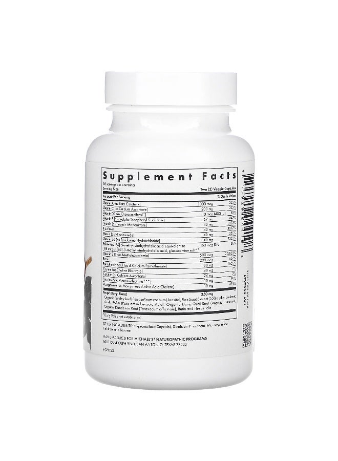 Michael's Naturopathic Michael's Naturopathic, Teen Girls Multivitamin, 60  Vegetarian Capsules - Image 2