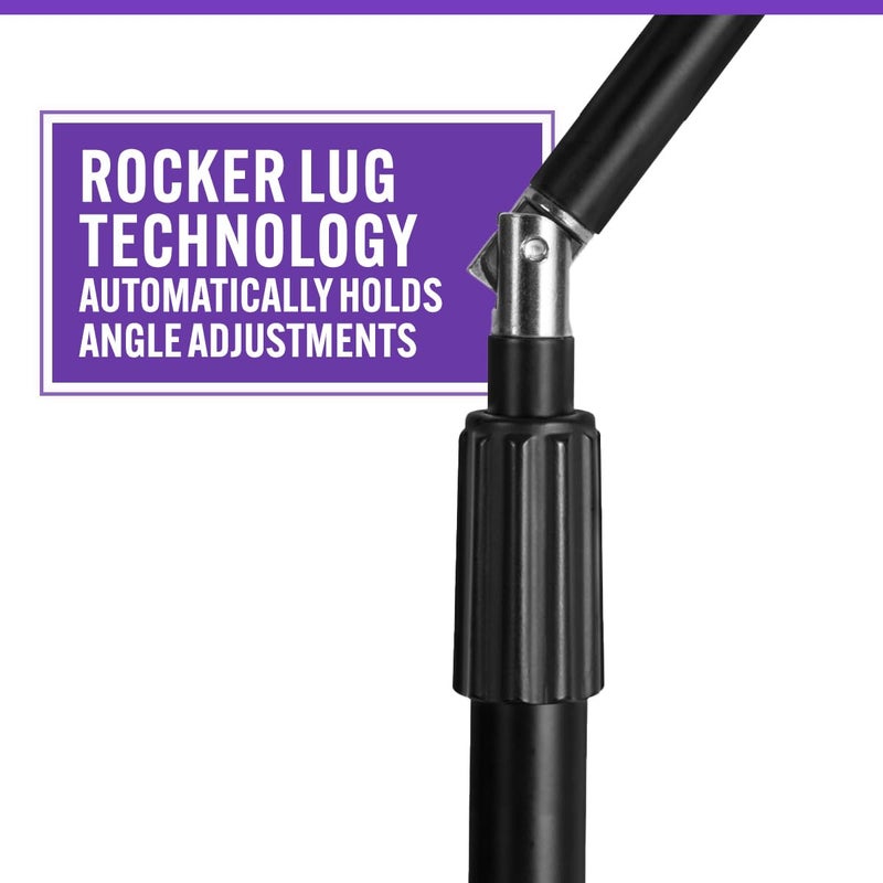 OnStage On-Stage DS8200 Adjustable Desktop Microphone Stand with Rocker Lug - Image 5