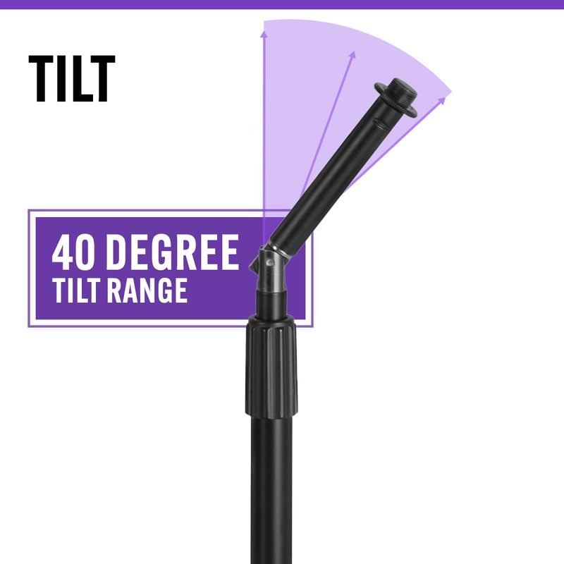 OnStage On-Stage DS8200 Adjustable Desktop Microphone Stand with Rocker Lug - Image 3