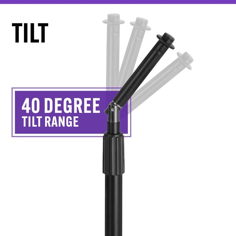 OnStage On-Stage DS8200 Adjustable Desktop Microphone Stand with Rocker Lug - Image 2