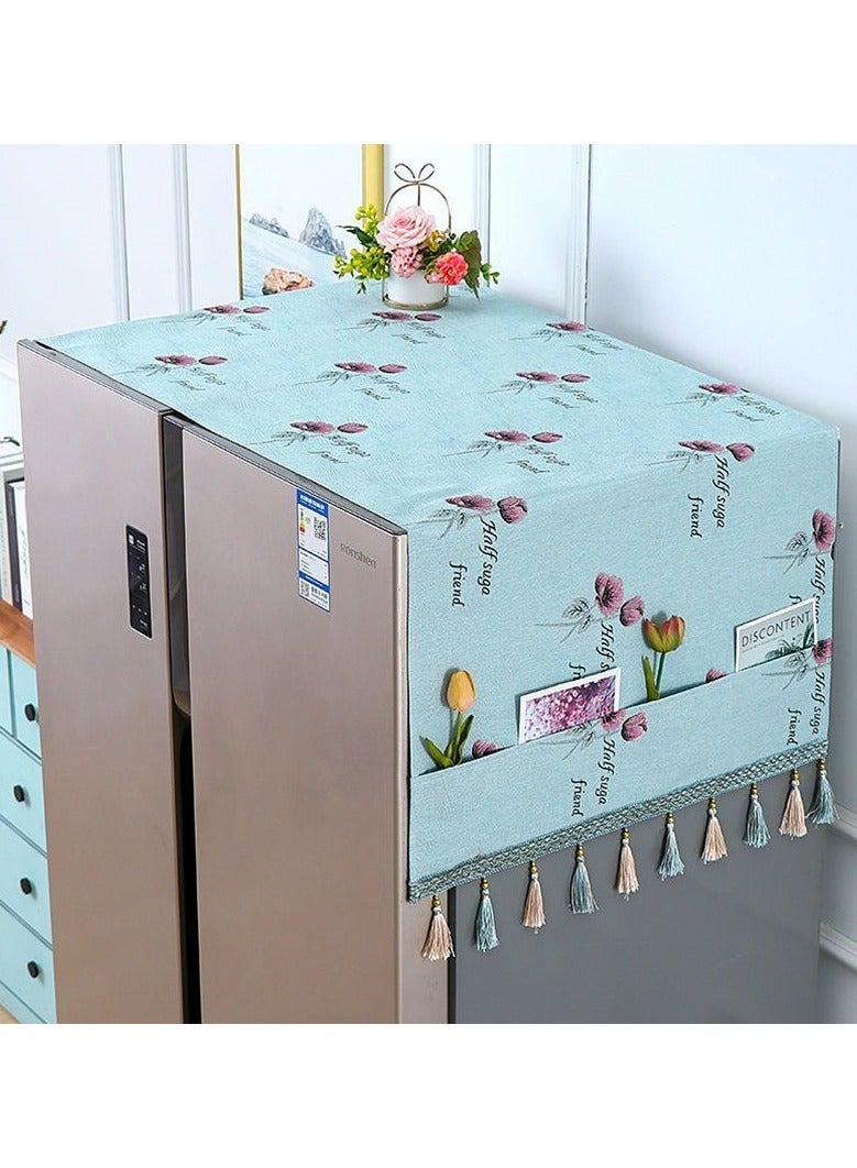 EBMINI Anti Slip Refrigerator Dust Cover Dust Cloth Cover  - Image 1
