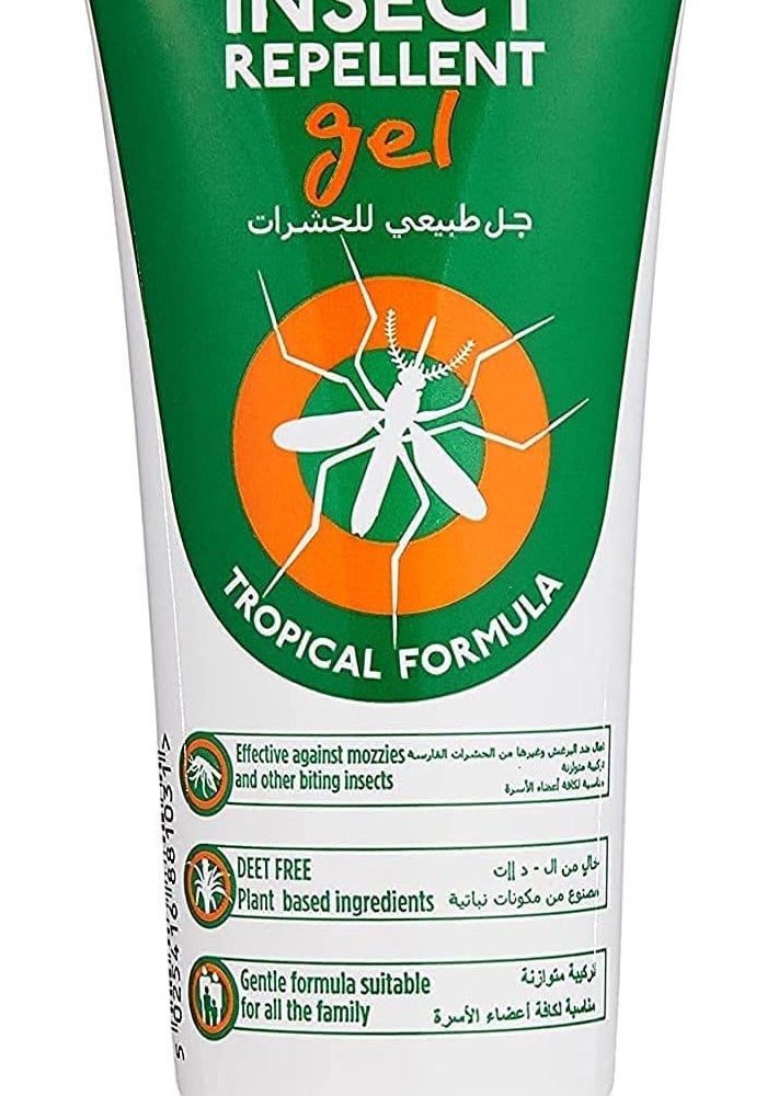 Dr Johnson's جل طارد الحشرات الطبيعي من د. جونسون، 100 مل - تركيبة استوائية - Image 1