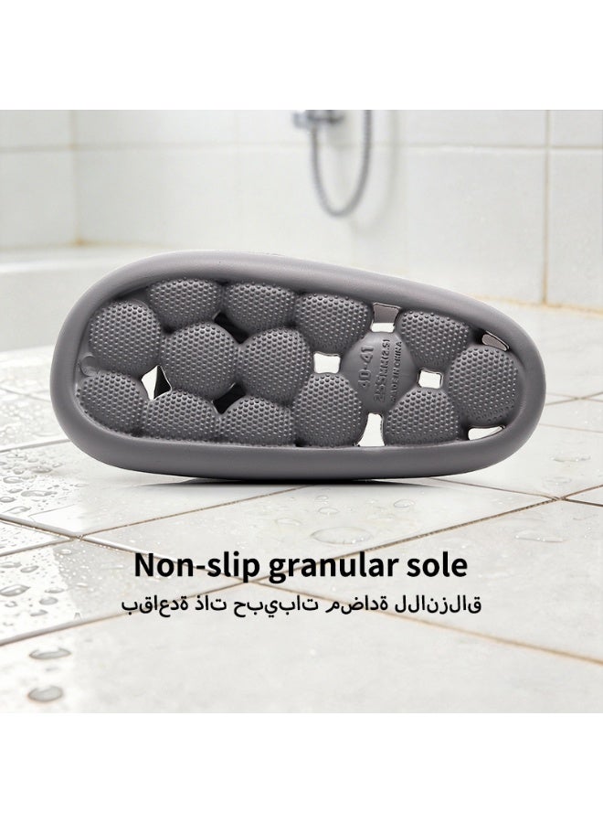 GUOLUOFEI Massage Slide Soft Cushioned Anti-Slip Pool Slides Comfort Quick Drying with Drain Holes Bathroom Slippers Shower Shoes for Women and Men - Image 5