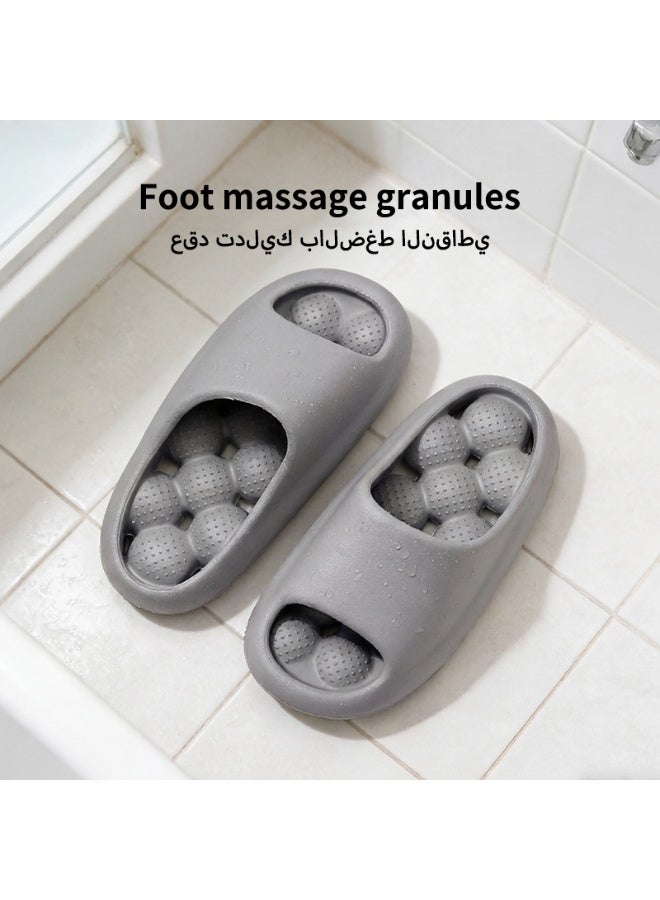 GUOLUOFEI Massage Slide Soft Cushioned Anti-Slip Pool Slides Comfort Quick Drying with Drain Holes Bathroom Slippers Shower Shoes for Women and Men - Image 4