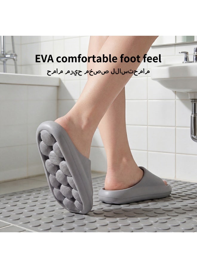 GUOLUOFEI Massage Slide Soft Cushioned Anti-Slip Pool Slides Comfort Quick Drying with Drain Holes Bathroom Slippers Shower Shoes for Women and Men - Image 2