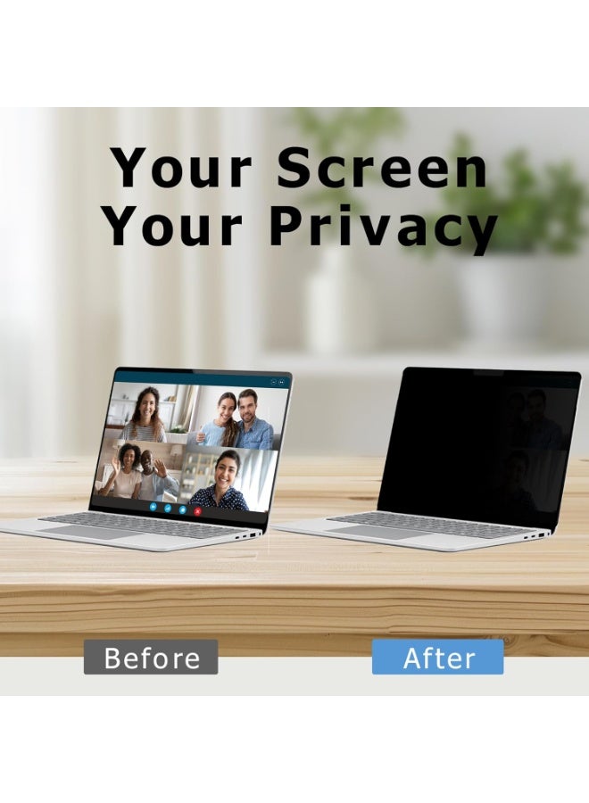 Magnetic Privacy Screen for Microsoft Surface Laptop 7 15 inch (Model:2037 2108), Surface Laptop Privacy Film Filter All Round Anti Peeping Blue light Glare Screen Protector - Image 2