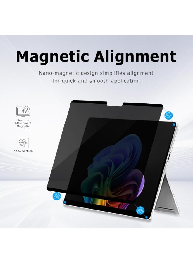 Magnetic Privacy Screen for Microsoft Surface Laptop 7 15 inch (Model:2037 2108), Surface Laptop Privacy Film Filter All Round Anti Peeping Blue light Glare Screen Protector - Image 4