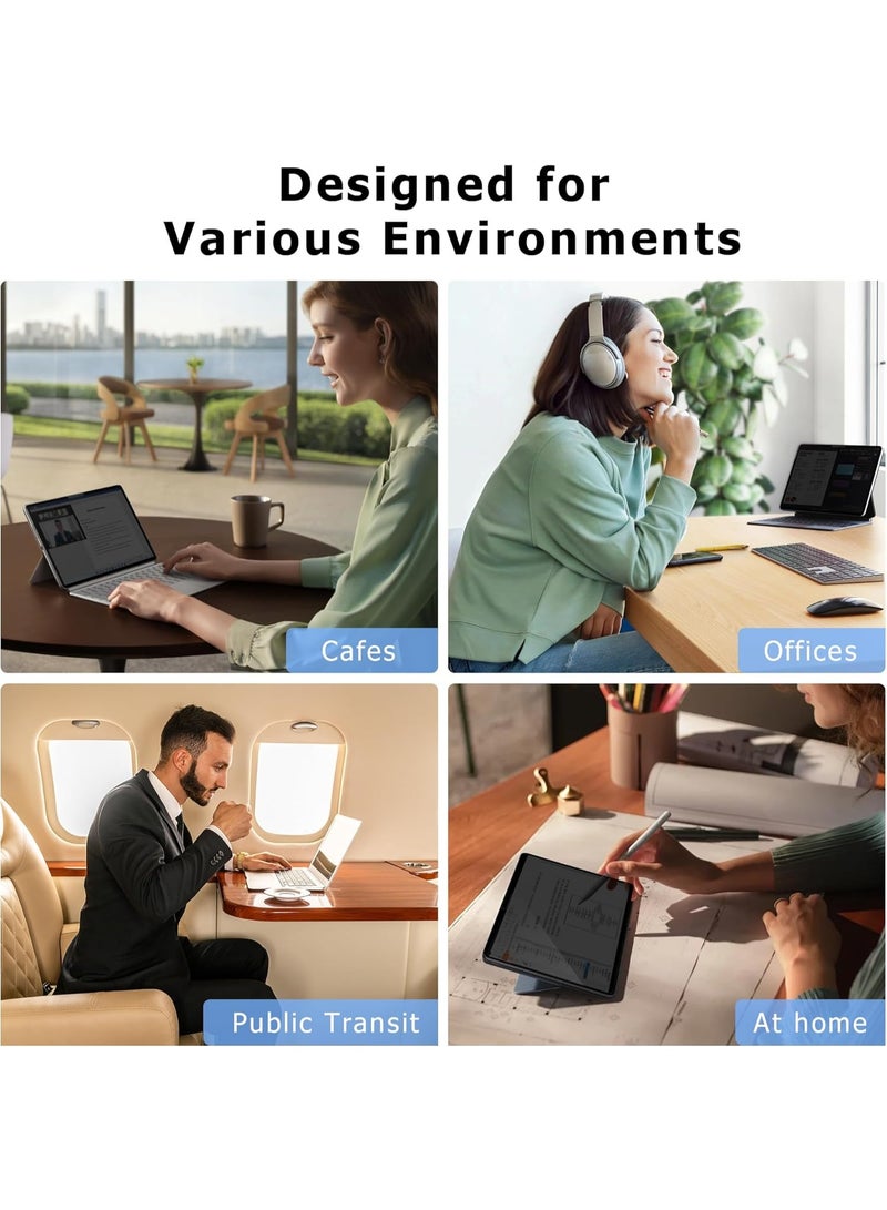 Magnetic Privacy Screen for Microsoft Surface Laptop 7 15 inch (Model:2037 2108), Surface Laptop Privacy Film Filter All Round Anti Peeping Blue light Glare Screen Protector - Image 5