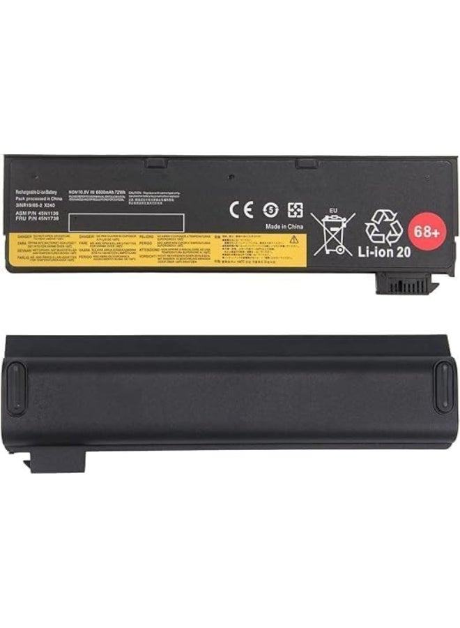 Zexen بطارية استبدال 68+ 0C52862 متوافقة مع Lenovo ThinkPad T440 و T450 و W530 و X240 ونماذج أخرى، بسعة 72Wh - Image 4