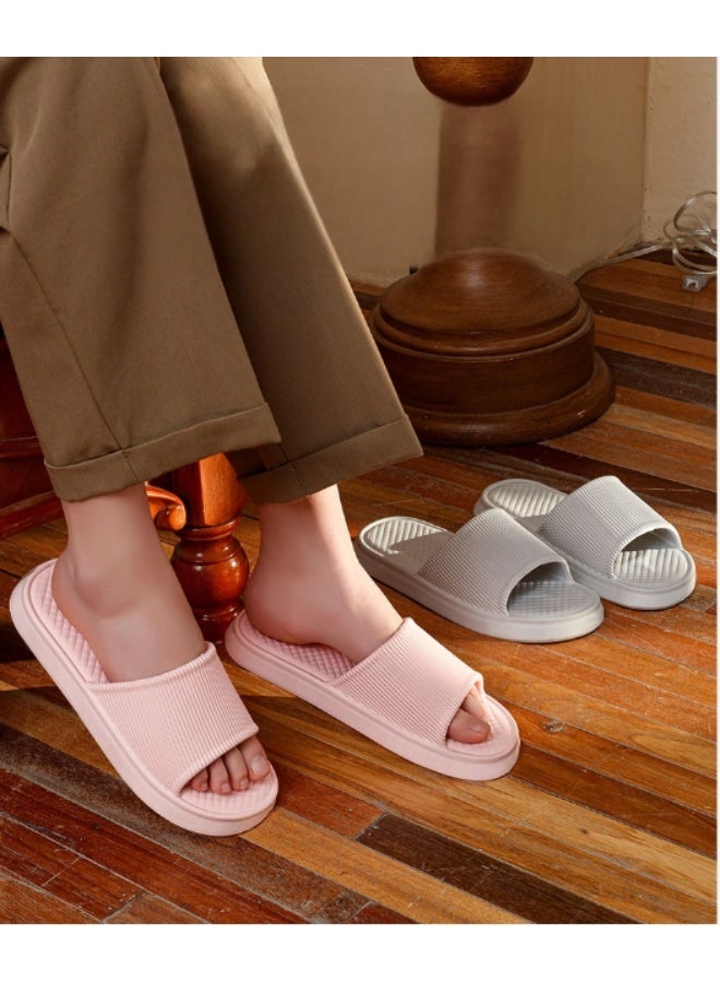 EFUMKE EVA bathroom shower slippers, non-slip, quick-drying, lightweight, household shower slippers, beach slippers, super soft, home slippers, can be used indoors and outdoors (it is recommended to choose one size larger than the actual size) (size 40-41/24.5cm) - Image 4