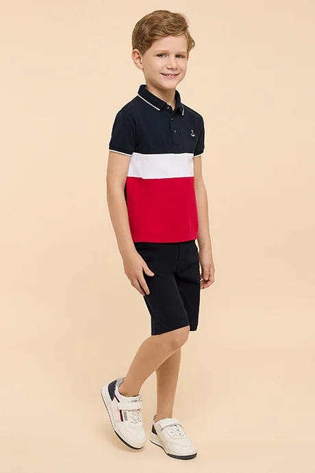 R&B Color Block T-Shirt & Shorts Set